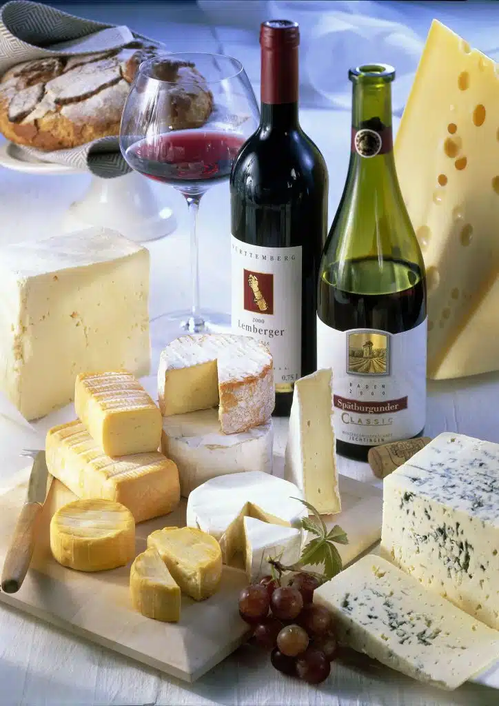 Wein und Speisen, Käse